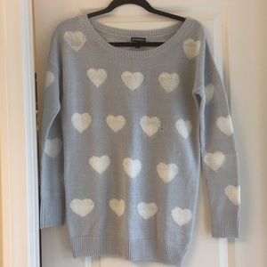 Express Heart Sweater